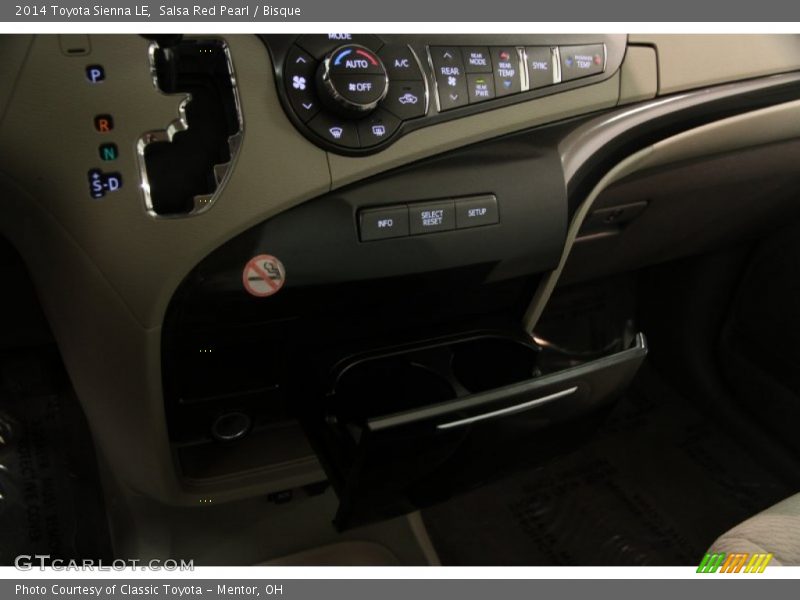 Salsa Red Pearl / Bisque 2014 Toyota Sienna LE