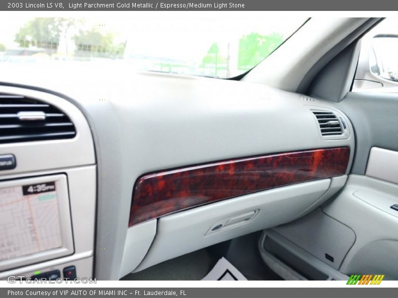 Light Parchment Gold Metallic / Espresso/Medium Light Stone 2003 Lincoln LS V8
