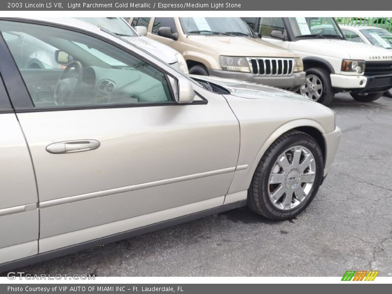 Light Parchment Gold Metallic / Espresso/Medium Light Stone 2003 Lincoln LS V8