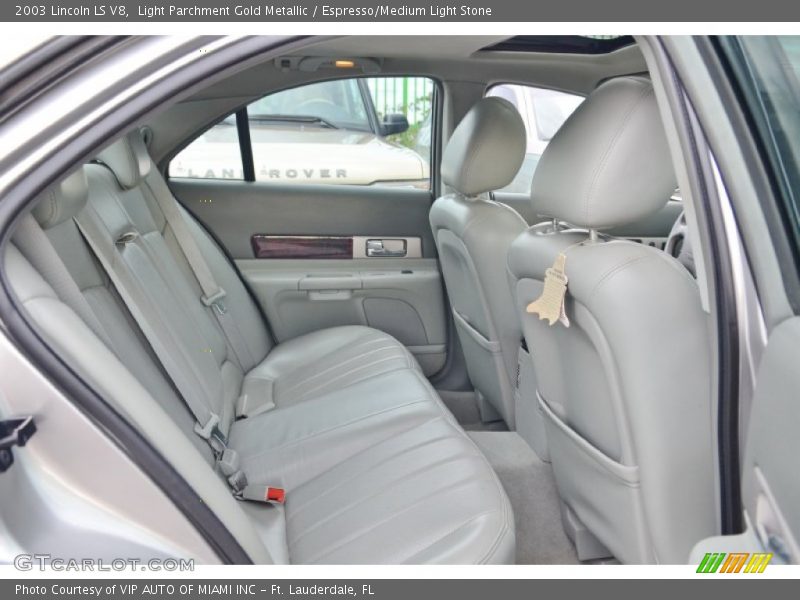 Light Parchment Gold Metallic / Espresso/Medium Light Stone 2003 Lincoln LS V8