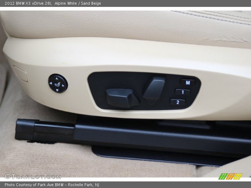 Alpine White / Sand Beige 2012 BMW X3 xDrive 28i