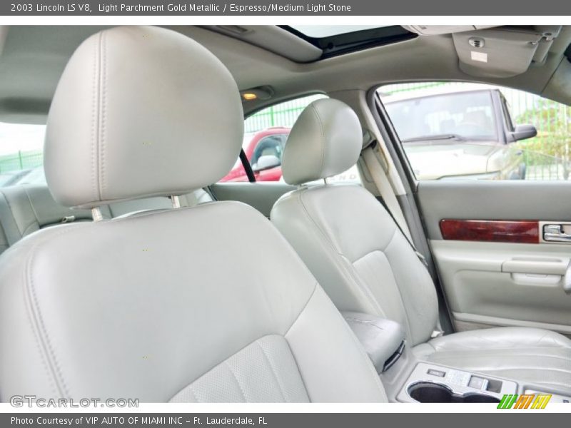 Light Parchment Gold Metallic / Espresso/Medium Light Stone 2003 Lincoln LS V8