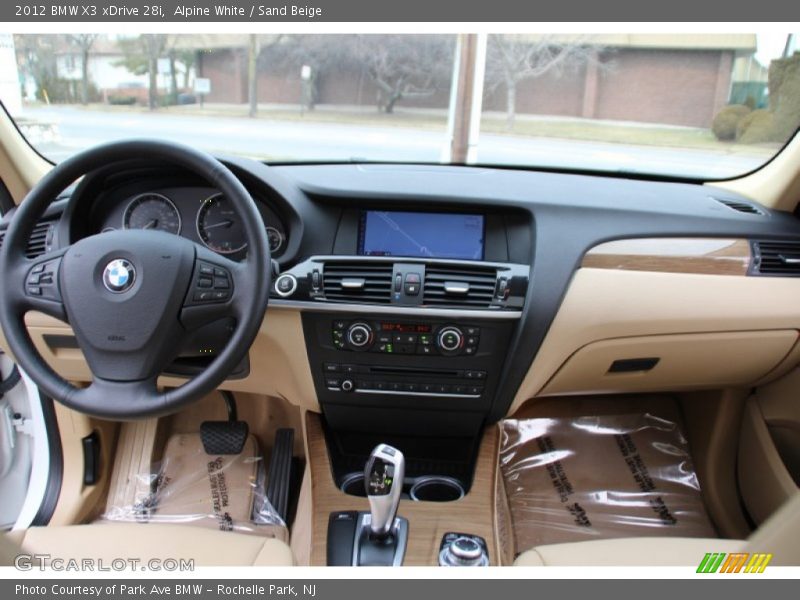 Alpine White / Sand Beige 2012 BMW X3 xDrive 28i