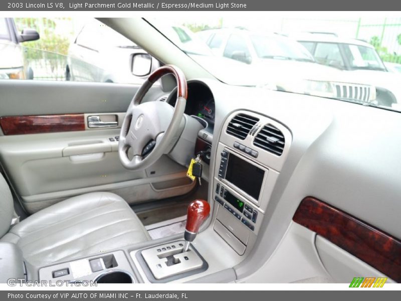 Light Parchment Gold Metallic / Espresso/Medium Light Stone 2003 Lincoln LS V8
