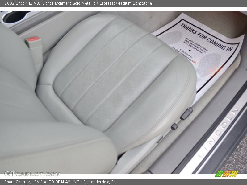Light Parchment Gold Metallic / Espresso/Medium Light Stone 2003 Lincoln LS V8