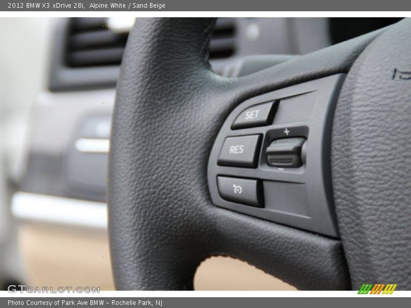 Alpine White / Sand Beige 2012 BMW X3 xDrive 28i