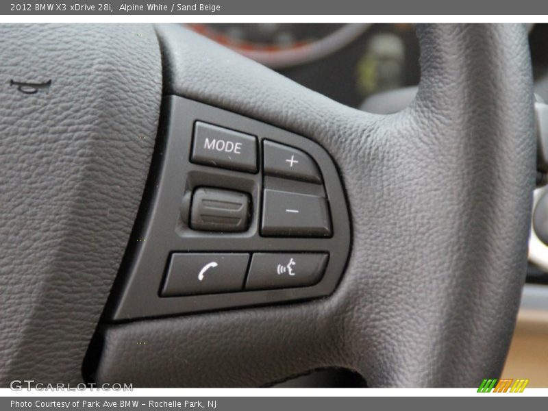Alpine White / Sand Beige 2012 BMW X3 xDrive 28i