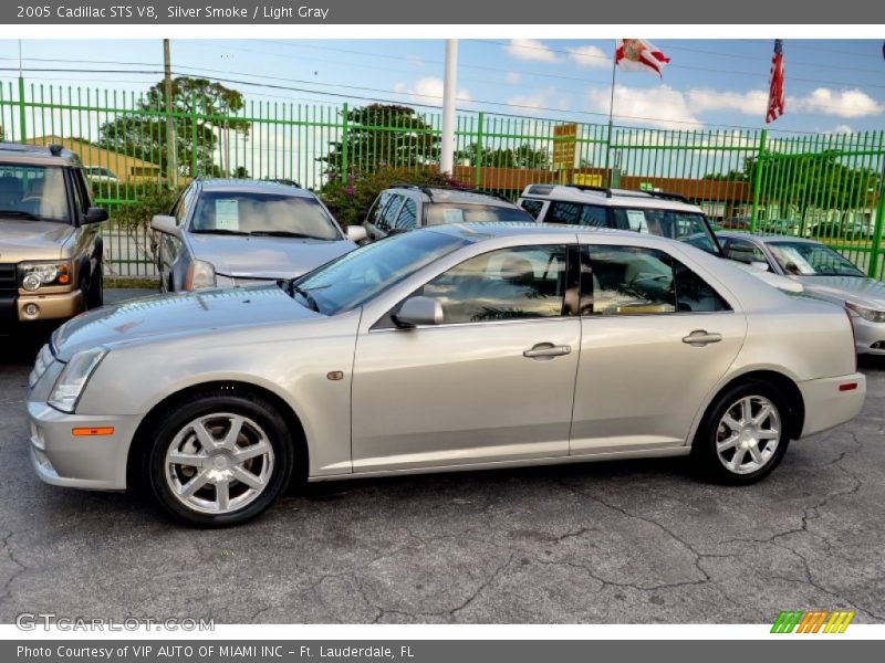 Silver Smoke / Light Gray 2005 Cadillac STS V8