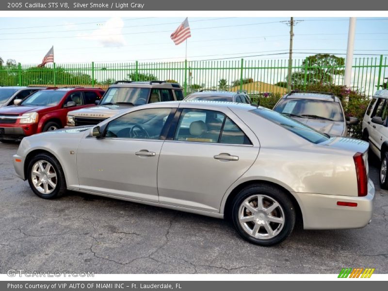 Silver Smoke / Light Gray 2005 Cadillac STS V8