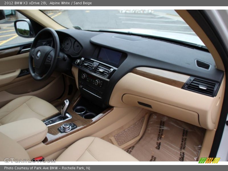 Alpine White / Sand Beige 2012 BMW X3 xDrive 28i