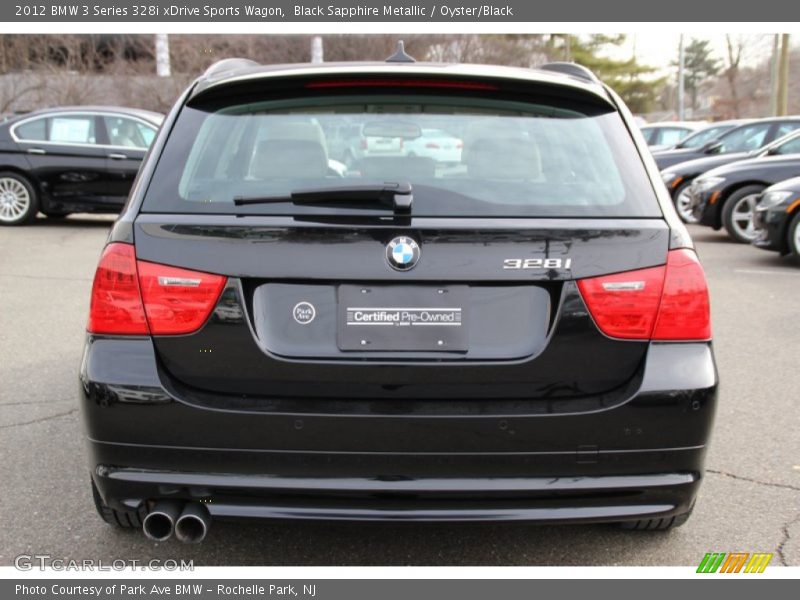 Black Sapphire Metallic / Oyster/Black 2012 BMW 3 Series 328i xDrive Sports Wagon