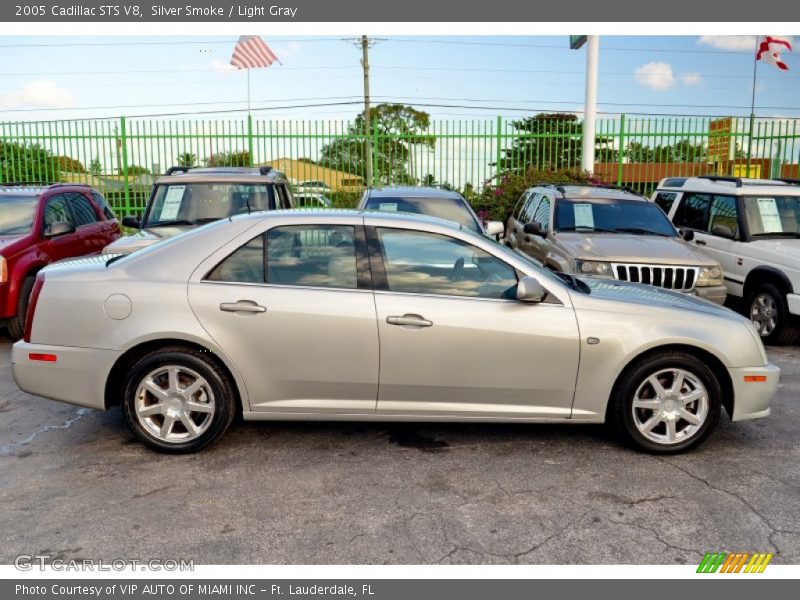 Silver Smoke / Light Gray 2005 Cadillac STS V8