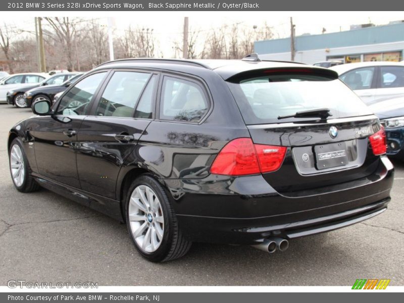 Black Sapphire Metallic / Oyster/Black 2012 BMW 3 Series 328i xDrive Sports Wagon