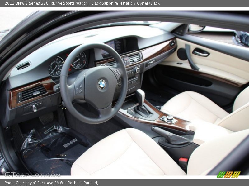 Black Sapphire Metallic / Oyster/Black 2012 BMW 3 Series 328i xDrive Sports Wagon