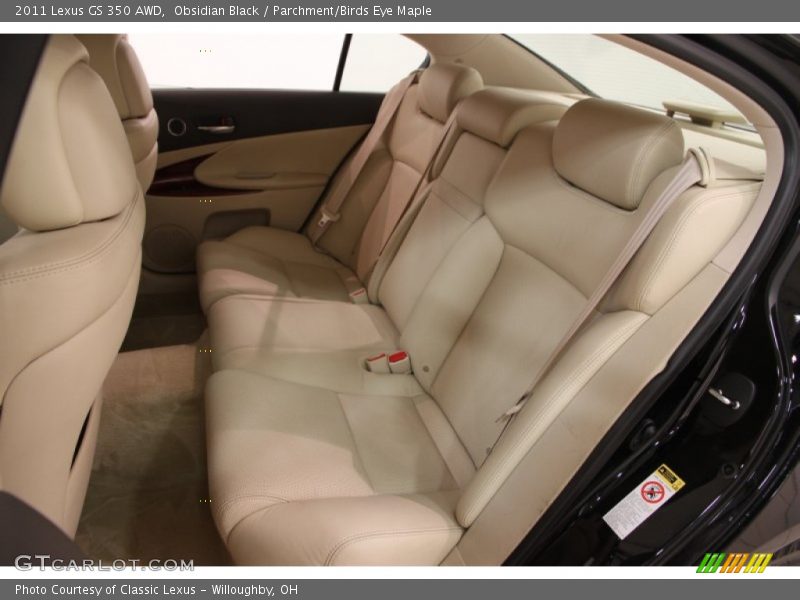 Obsidian Black / Parchment/Birds Eye Maple 2011 Lexus GS 350 AWD