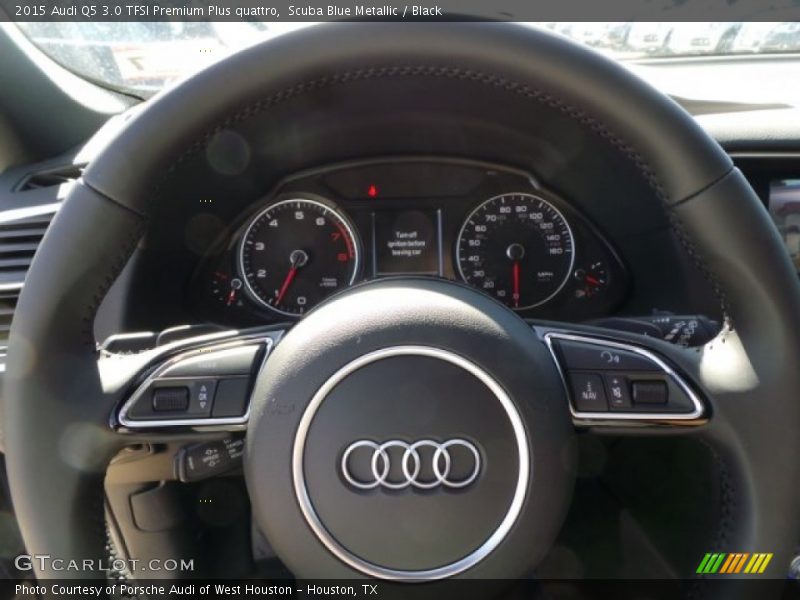 Scuba Blue Metallic / Black 2015 Audi Q5 3.0 TFSI Premium Plus quattro