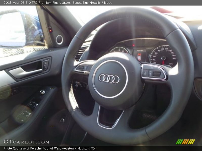 Scuba Blue Metallic / Black 2015 Audi Q5 3.0 TFSI Premium Plus quattro