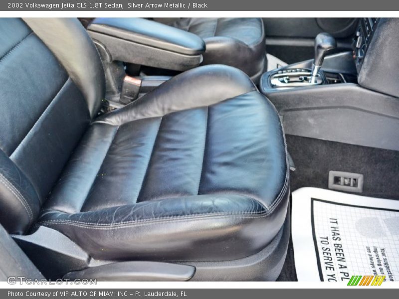 Silver Arrow Metallic / Black 2002 Volkswagen Jetta GLS 1.8T Sedan
