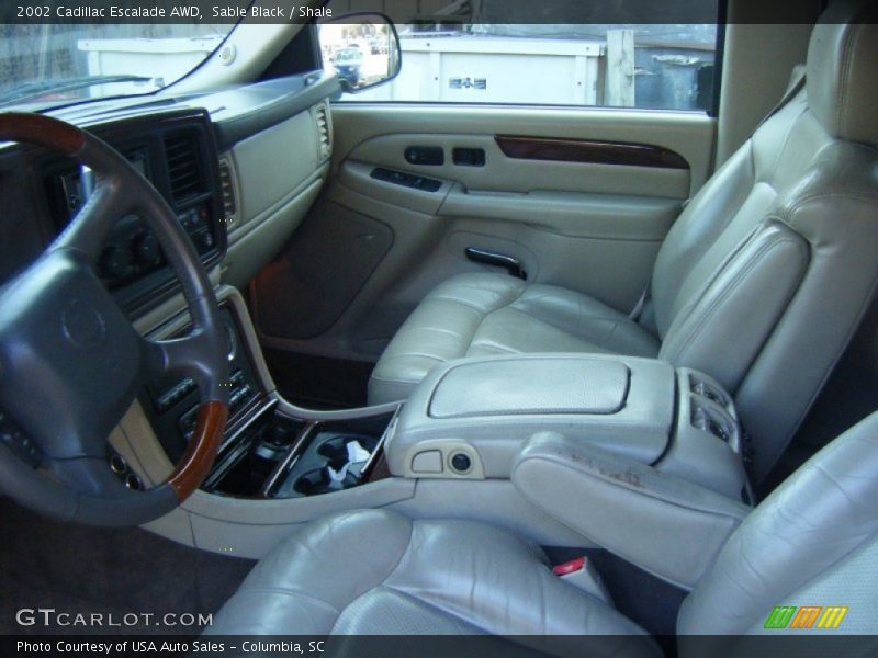 Sable Black / Shale 2002 Cadillac Escalade AWD