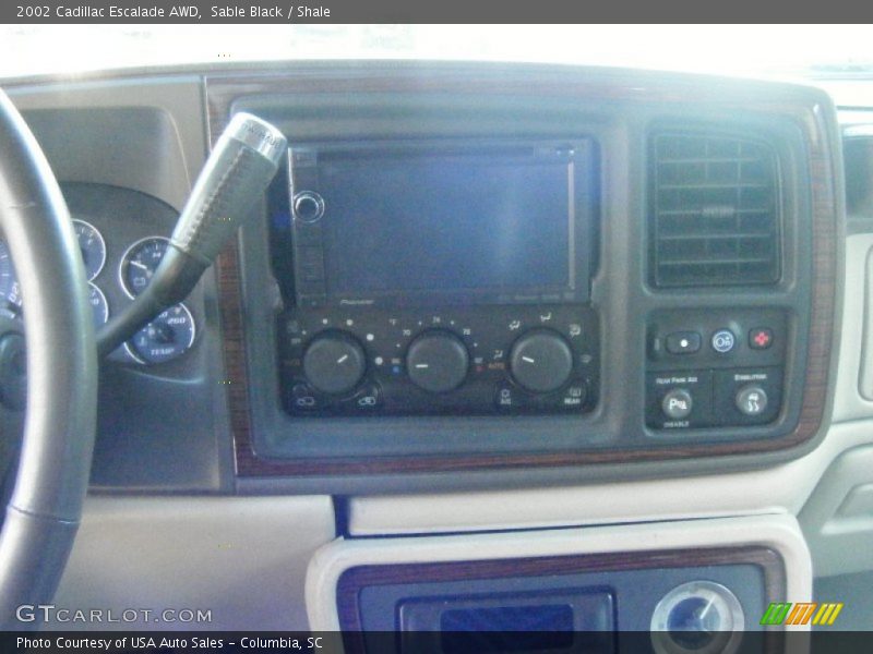 Sable Black / Shale 2002 Cadillac Escalade AWD