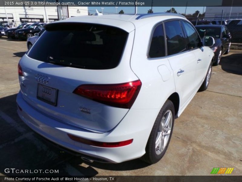 Glacier White Metallic / Pistachio Beige 2015 Audi Q5 3.0 TFSI Prestige quattro