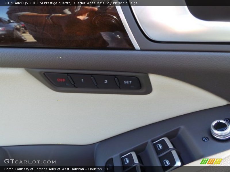 Glacier White Metallic / Pistachio Beige 2015 Audi Q5 3.0 TFSI Prestige quattro
