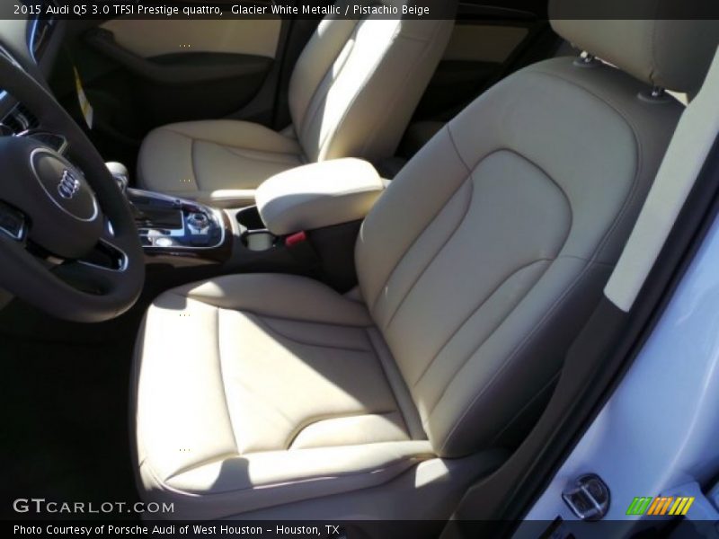 Glacier White Metallic / Pistachio Beige 2015 Audi Q5 3.0 TFSI Prestige quattro