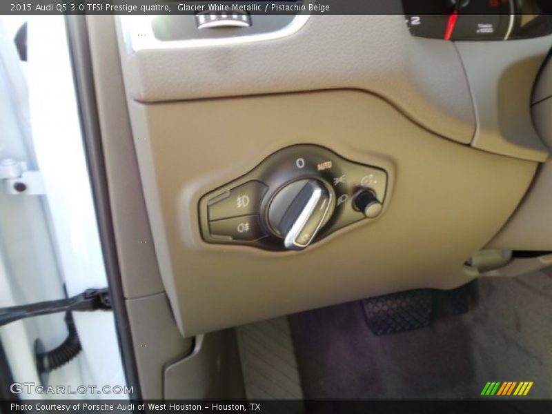 Glacier White Metallic / Pistachio Beige 2015 Audi Q5 3.0 TFSI Prestige quattro