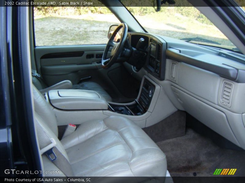 Sable Black / Shale 2002 Cadillac Escalade AWD