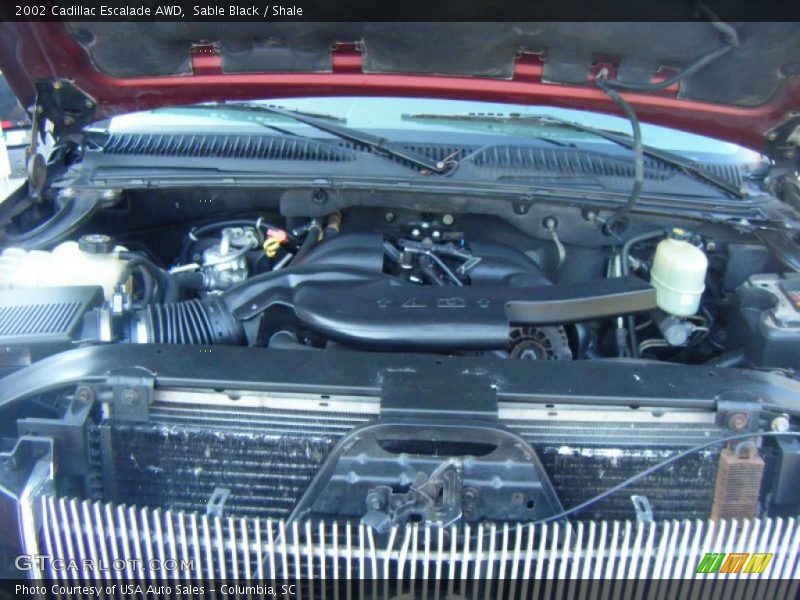 Sable Black / Shale 2002 Cadillac Escalade AWD