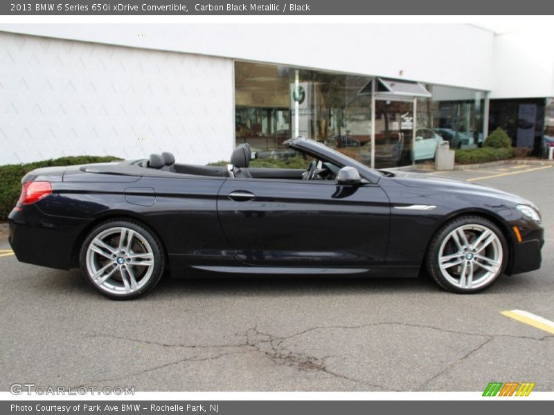 Carbon Black Metallic / Black 2013 BMW 6 Series 650i xDrive Convertible