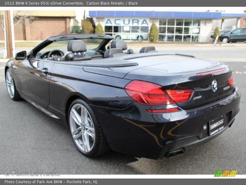 Carbon Black Metallic / Black 2013 BMW 6 Series 650i xDrive Convertible