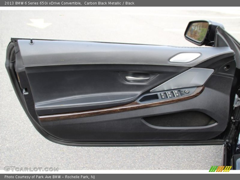 Carbon Black Metallic / Black 2013 BMW 6 Series 650i xDrive Convertible