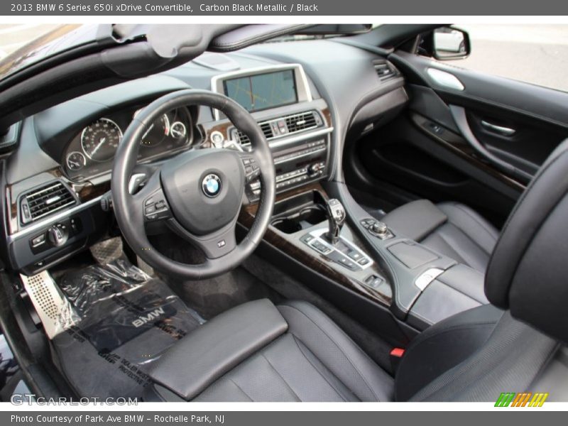 Carbon Black Metallic / Black 2013 BMW 6 Series 650i xDrive Convertible