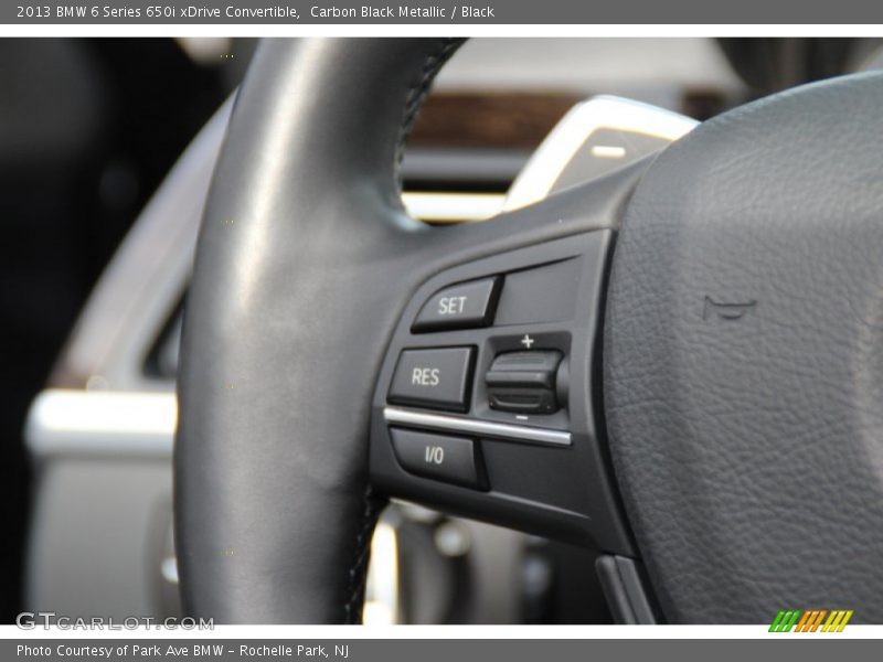 Carbon Black Metallic / Black 2013 BMW 6 Series 650i xDrive Convertible