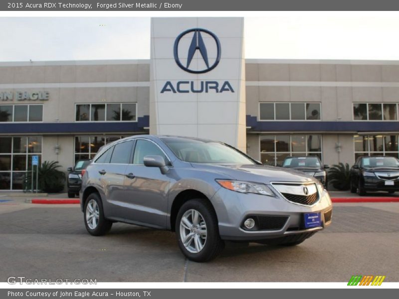 Forged Silver Metallic / Ebony 2015 Acura RDX Technology