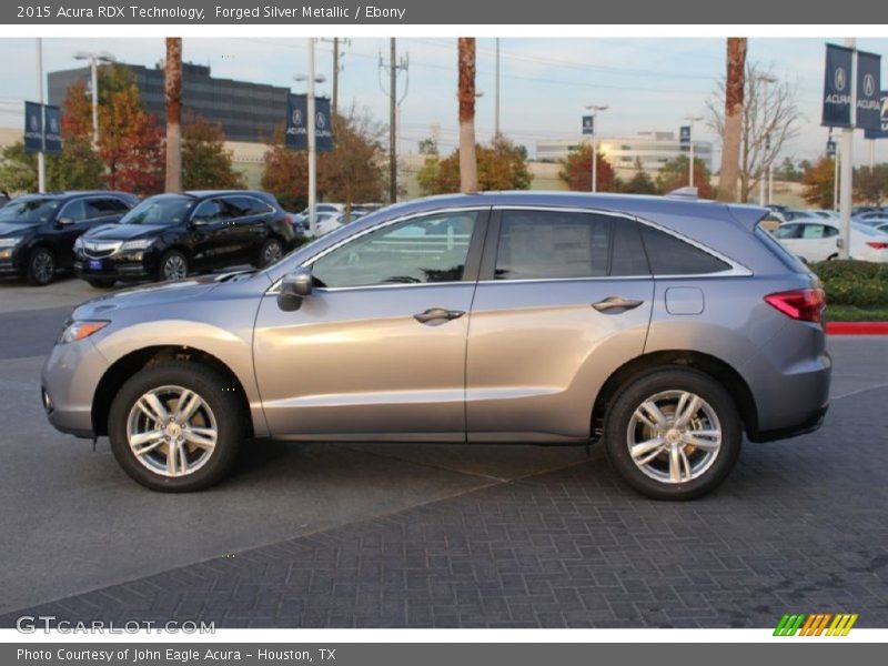 Forged Silver Metallic / Ebony 2015 Acura RDX Technology