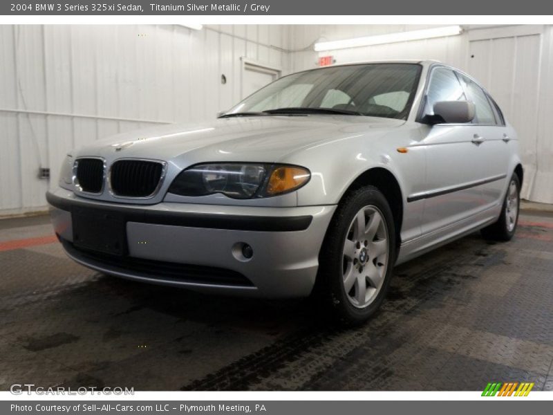 Titanium Silver Metallic / Grey 2004 BMW 3 Series 325xi Sedan