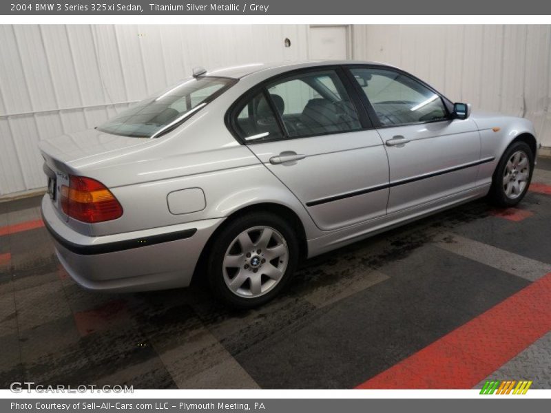 Titanium Silver Metallic / Grey 2004 BMW 3 Series 325xi Sedan