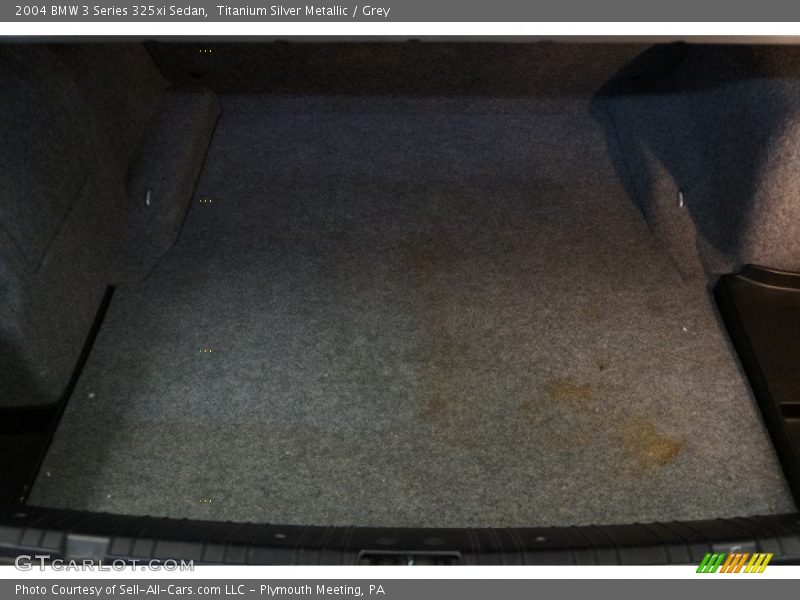 Titanium Silver Metallic / Grey 2004 BMW 3 Series 325xi Sedan