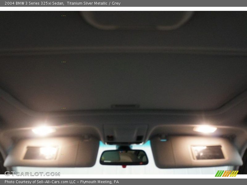 Titanium Silver Metallic / Grey 2004 BMW 3 Series 325xi Sedan