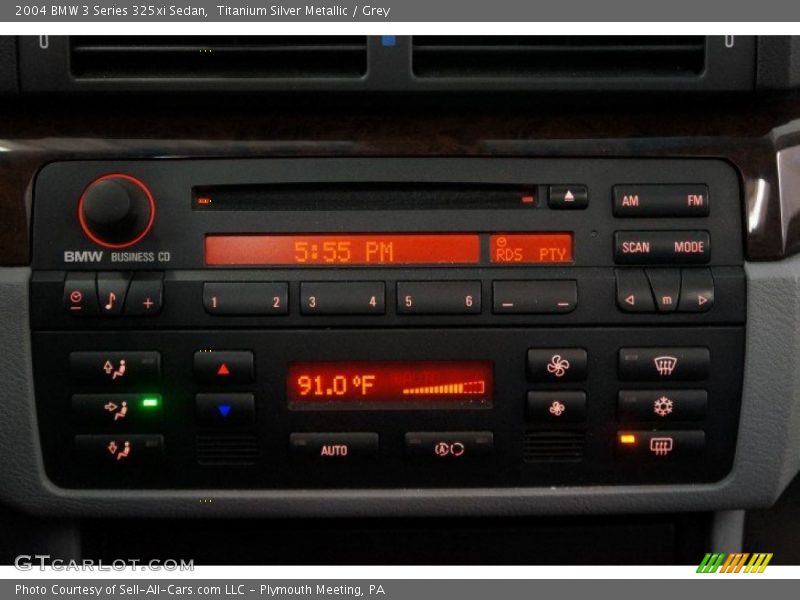 Titanium Silver Metallic / Grey 2004 BMW 3 Series 325xi Sedan