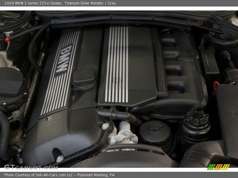 Titanium Silver Metallic / Grey 2004 BMW 3 Series 325xi Sedan