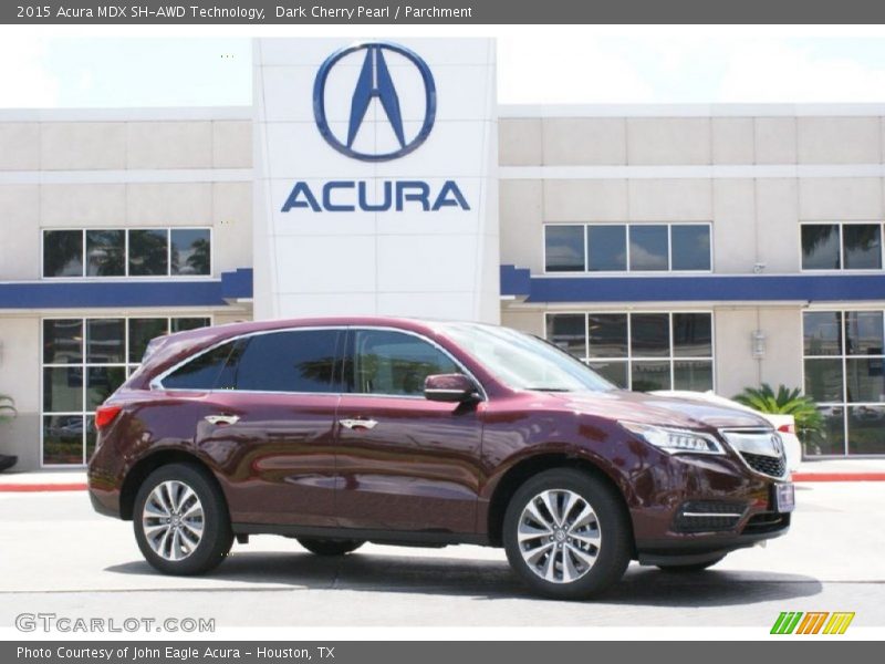 Dark Cherry Pearl / Parchment 2015 Acura MDX SH-AWD Technology