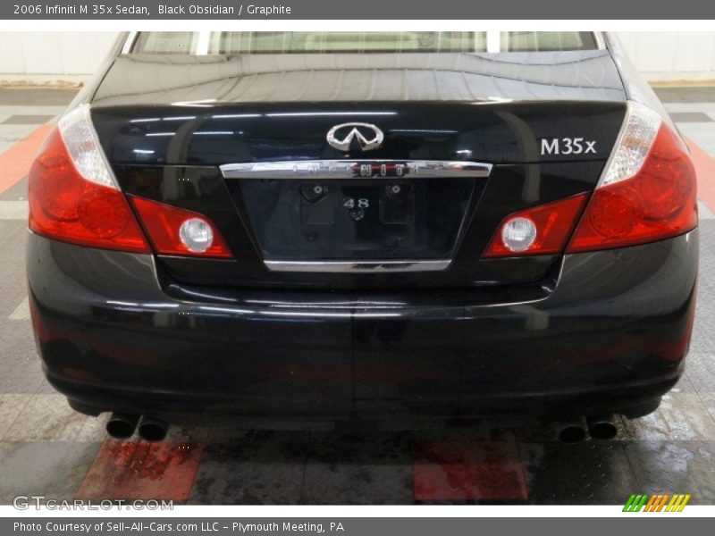 Black Obsidian / Graphite 2006 Infiniti M 35x Sedan