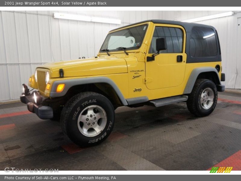 Solar Yellow / Agate Black 2001 Jeep Wrangler Sport 4x4