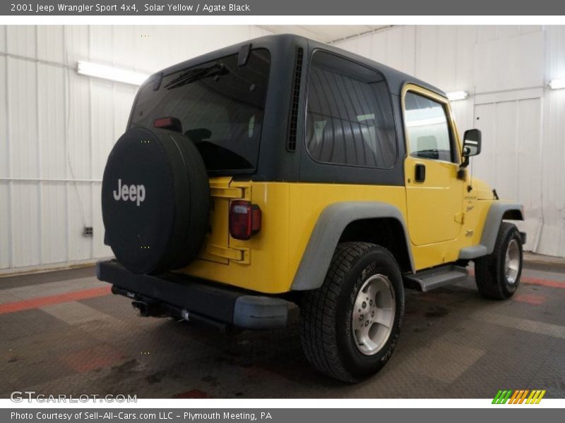 Solar Yellow / Agate Black 2001 Jeep Wrangler Sport 4x4