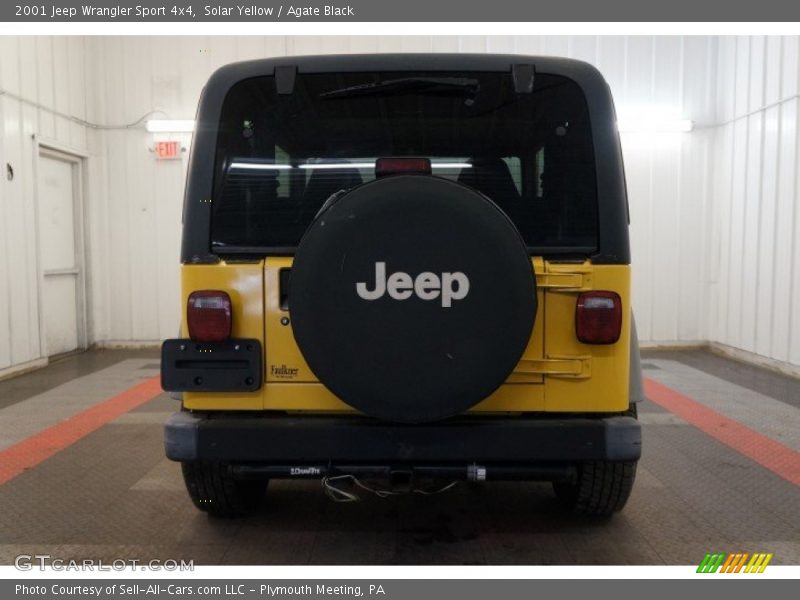 Solar Yellow / Agate Black 2001 Jeep Wrangler Sport 4x4