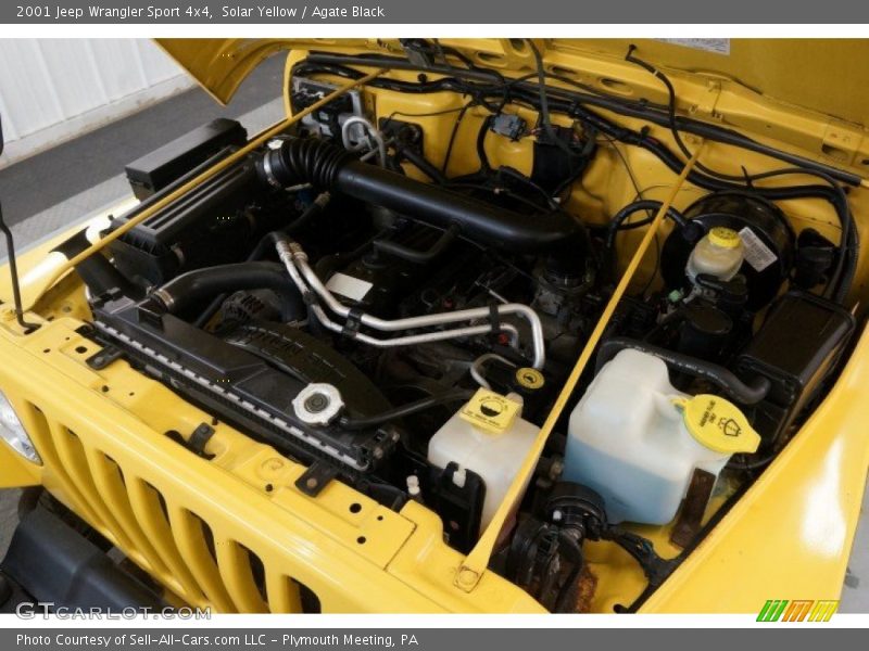 Solar Yellow / Agate Black 2001 Jeep Wrangler Sport 4x4