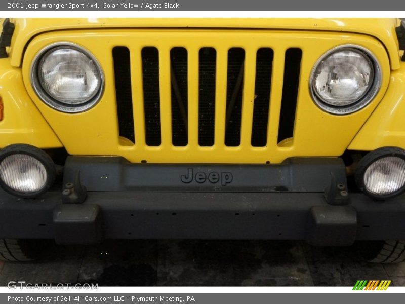 Solar Yellow / Agate Black 2001 Jeep Wrangler Sport 4x4